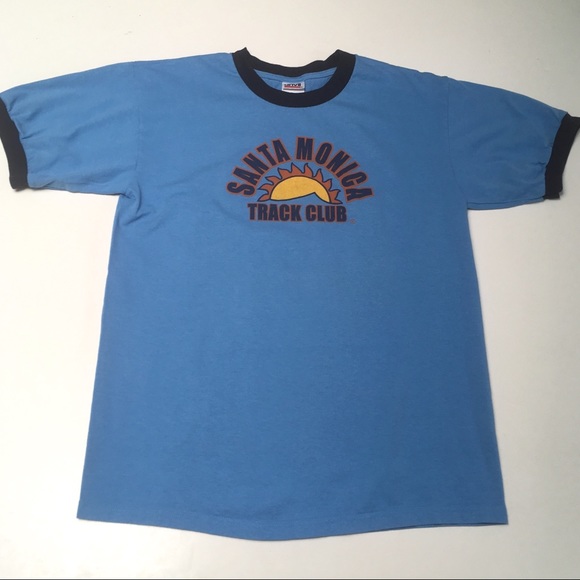 santa monica track club t shirt